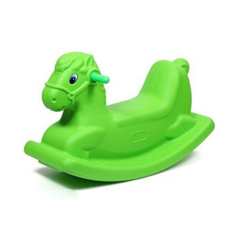 horse rocking plastic-green