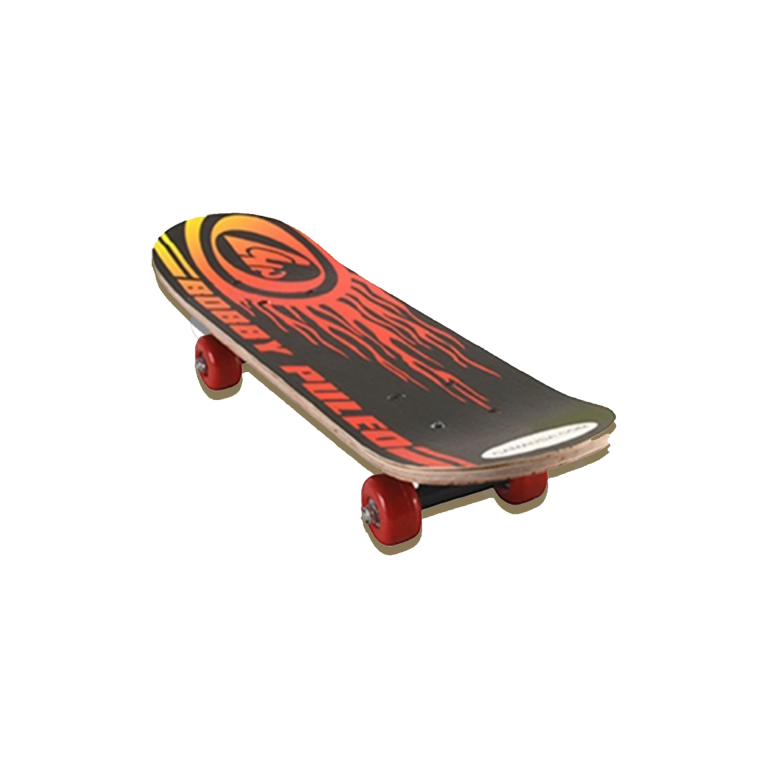 skateboard orange 