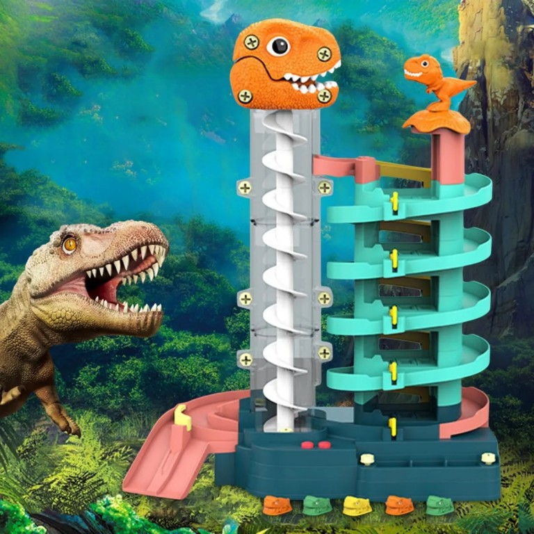 لعبة الجراج شكل ديناصور-أخضر