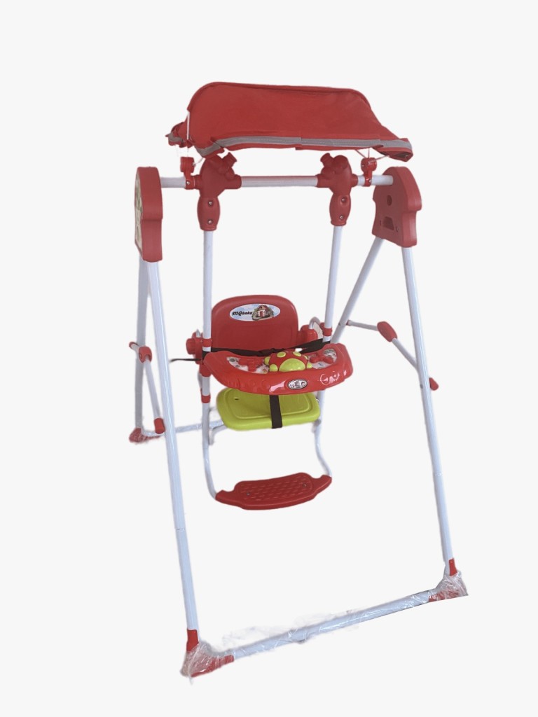 Baby SWING with music and umbrella-RED