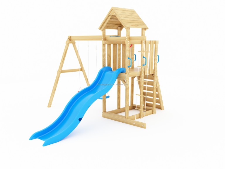 Games center Swing, slide and climbing