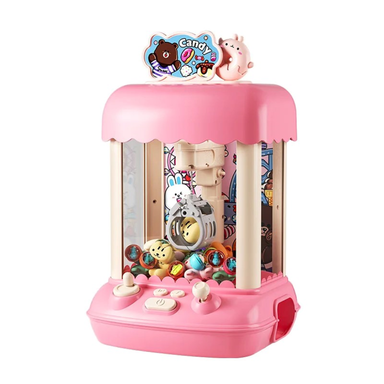 SMALL CANDY CLAW MACHINE SET-PINK