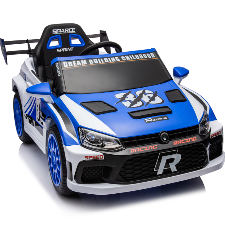 RECHARGEABLE CAR W/RC-BLUE